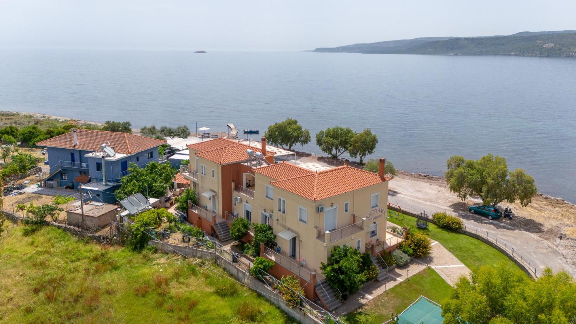 Palaiologou Panorama Apartments Mantamádos Exteriör bild